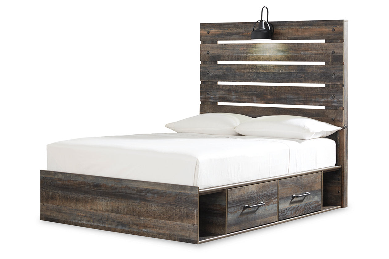 Drystan Multi Full LED Storage Platform Bed with 2 Drawers from Ashley - Luna Furniture