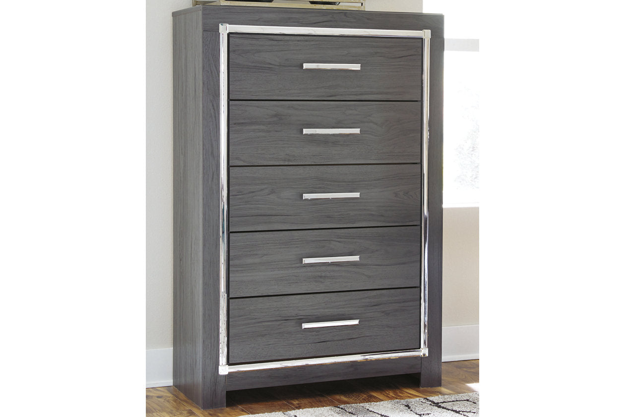 Lodanna Gray Chest of Drawers from Ashley - Luna Furniture