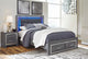 Lodanna Gray King Storage Footboard from Ashley - Luna Furniture