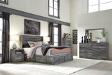 Baystorm Gray LED Storage Platform Bedroom Set with 4 Drawers from Ashley - Luna Furniture
