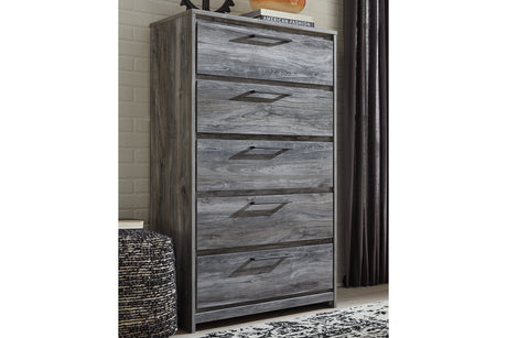 Baystorm Gray Chest of Drawers from Ashley - Luna Furniture