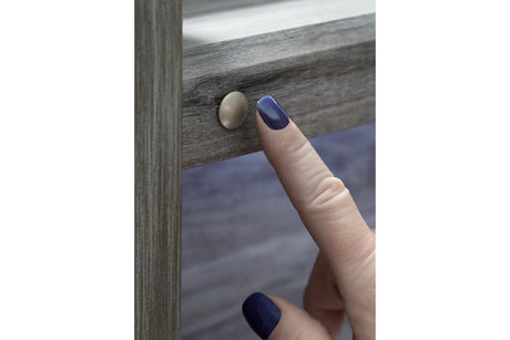 Baystorm Gray Full LED Storage Platform Bed from Ashley - Luna Furniture