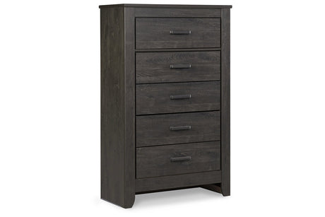 Brinxton Charcoal Chest of Drawers from Ashley - Luna Furniture