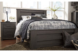 Brinxton Charcoal King Panel Bed from Ashley - Luna Furniture