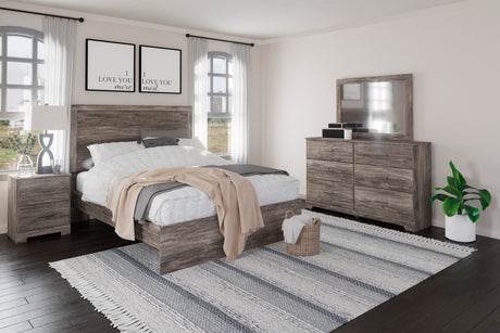 Ralinksi Gray  Queen Panel Bed - Luna Furniture