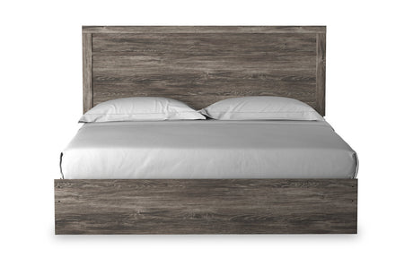 Ralinksi Gray King Panel Bed -  - Luna Furniture