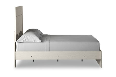 Stelsie White Full Panel Bed from Ashley - Luna Furniture