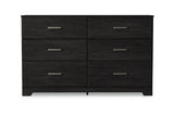 Belachime Black Dresser from Ashley - Luna Furniture