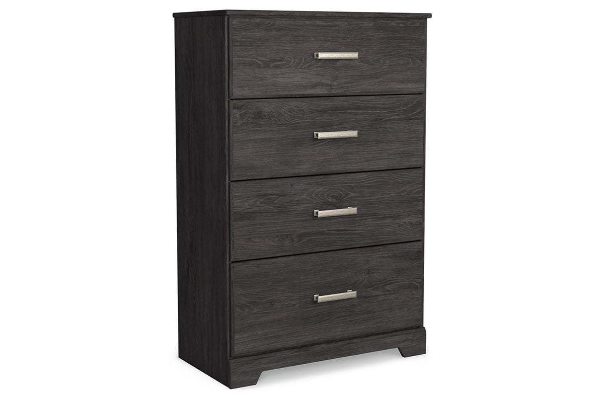 Belachime Black Chest of Drawers from Ashley - Luna Furniture