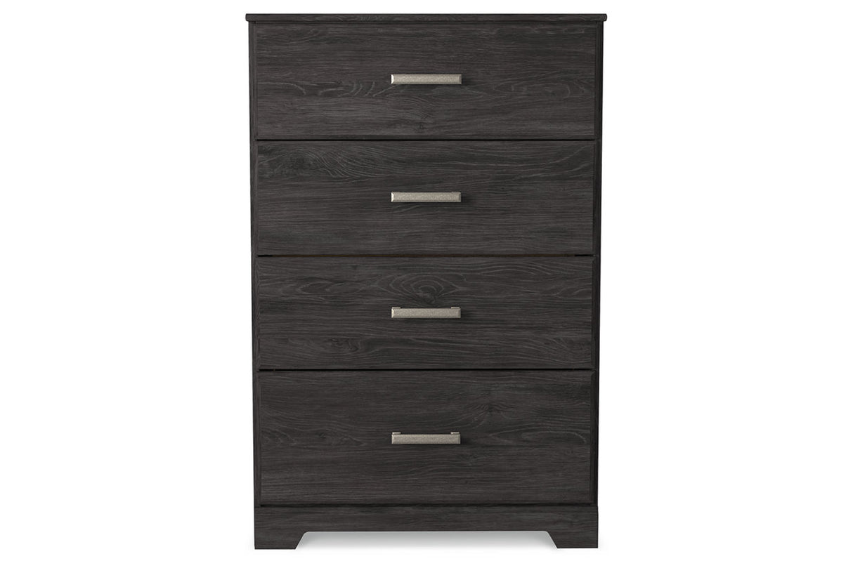 Belachime Black Chest of Drawers from Ashley - Luna Furniture
