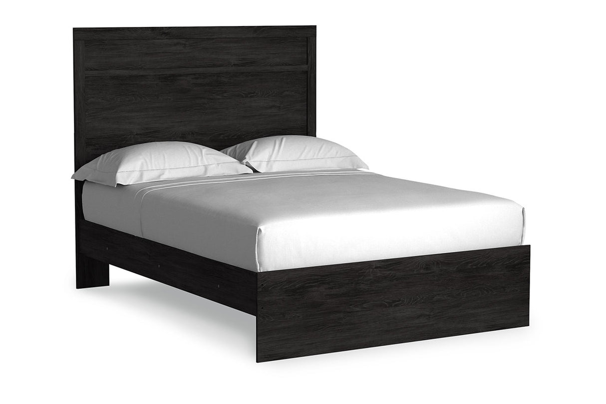 Belachime Charcoal Full Panel Bed from Ashley - Luna Furniture