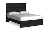 Belachime Charcoal Queen Panel Bed from Ashley - Luna Furniture