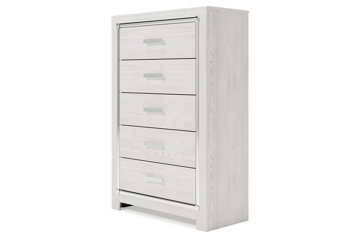 Altyra White Chest of Drawers from Ashley - Luna Furniture