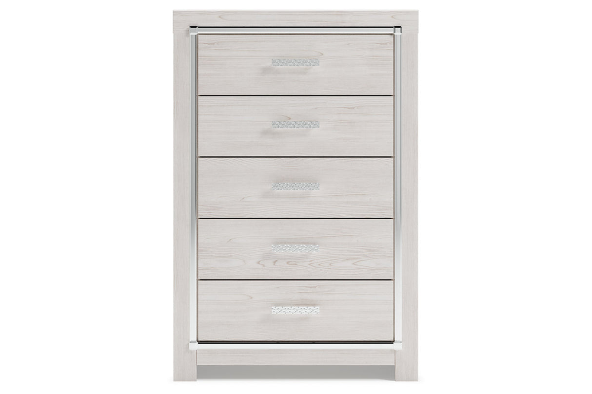 Altyra White Chest of Drawers from Ashley - Luna Furniture