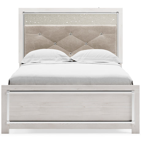 Altyra White Upholstered LED Youth Panel Bedroom Set from Ashley - Luna Furniture
