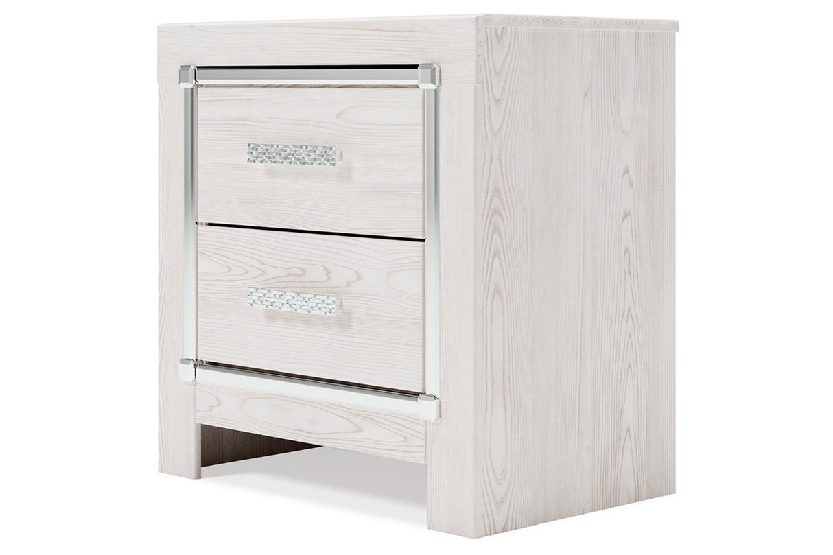 Altyra White Nightstand from Ashley - Luna Furniture