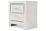 Altyra White Nightstand from Ashley - Luna Furniture