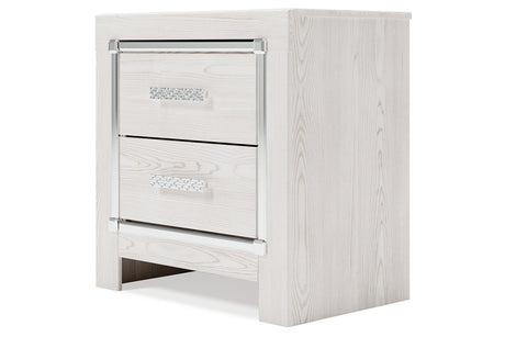 Altyra White Nightstand from Ashley - Luna Furniture