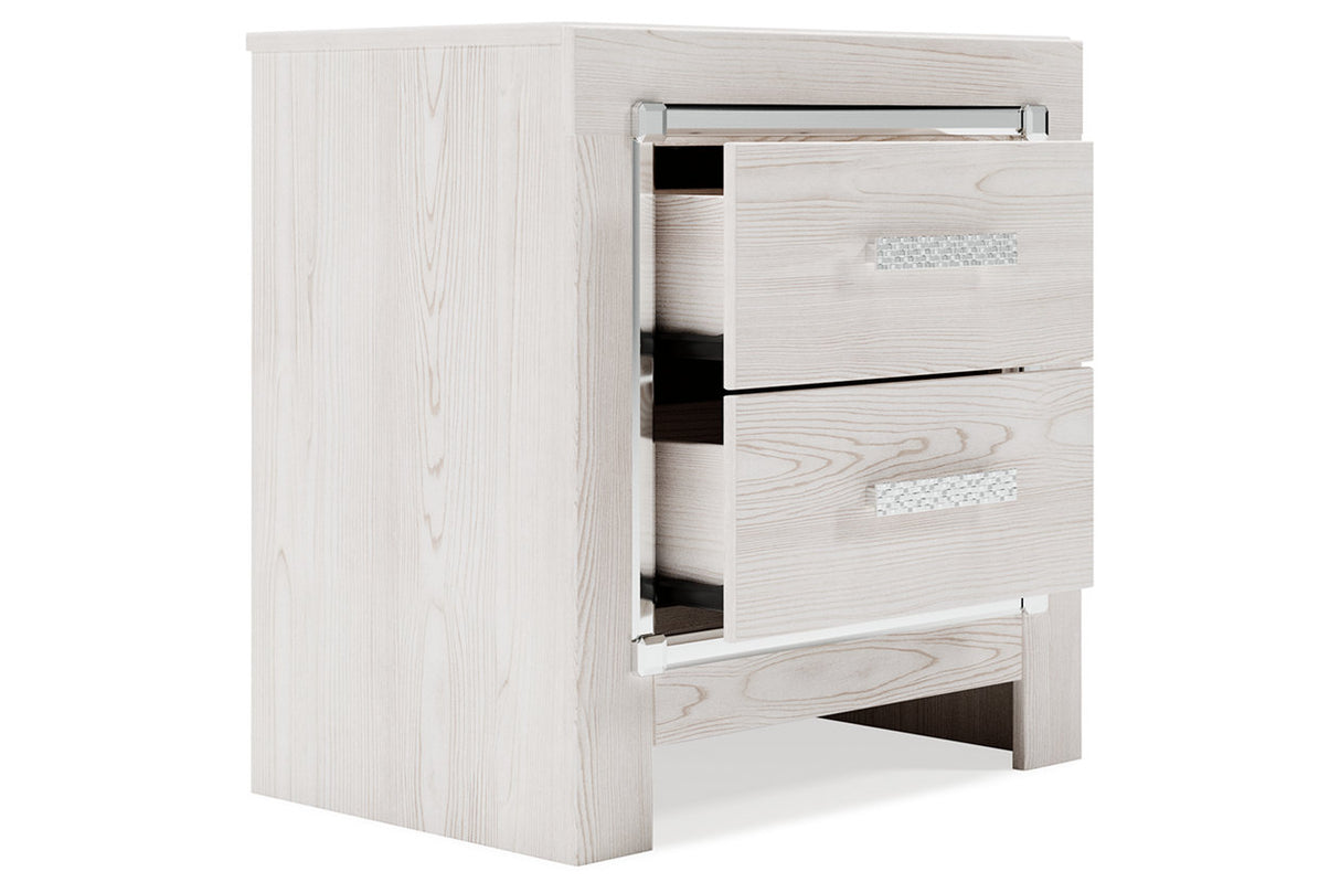 Altyra White Nightstand from Ashley - Luna Furniture