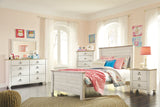 Willowton Whitewash Full Panel Bed from Ashley - Luna Furniture