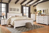 Willowton Whitewash Panel Bedroom Set - Luna Furniture