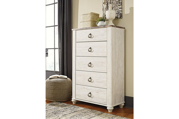 Willowton Two-tone Chest of Drawers