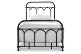Nashburg Black Twin Metal Bed -  - Luna Furniture
