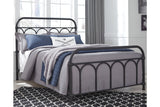 Nashburg Black Full Metal Platform Bed from Ashley - Luna Furniture