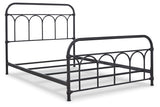 Nashburg Black Full Metal Bed -  - Luna Furniture