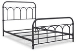 Nashburg Black Full Metal Platform Bed from Ashley - Luna Furniture