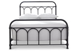 Nashburg Black Full Metal Platform Bed from Ashley - Luna Furniture