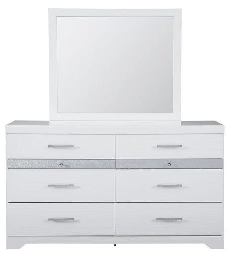 Jallory White Mirror (Mirror Only) from Ashley - Luna Furniture