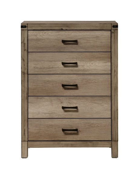 Matteo Melamine Chest from Crown Mark - Luna Furniture