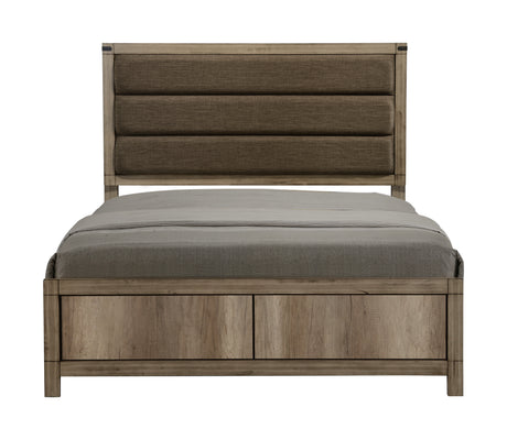 Matteo Melamine King Upholstered Panel Bed from Crown Mark - Luna Furniture