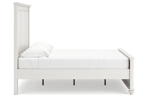Grantoni White King Panel Bed