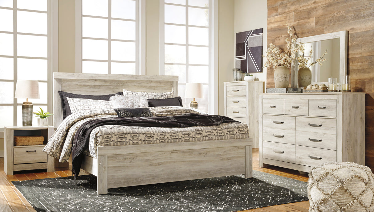Bellaby Whitewash Panel Bedroom Set - Luna Furniture