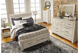 Bellaby Whitewash Chest of Drawers -  - Luna Furniture