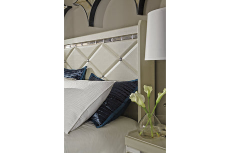 Dreamur Champagne Queen Panel Headboard (Headboard only) from Ashley - Luna Furniture