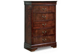Alisdair Reddish Brown Chest of Drawers from Ashley - Luna Furniture
