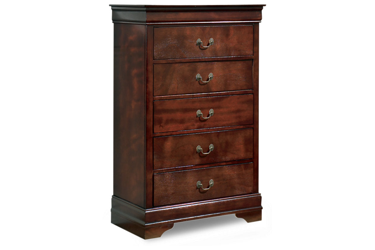 Alisdair Reddish Brown Chest of Drawers from Ashley - Luna Furniture