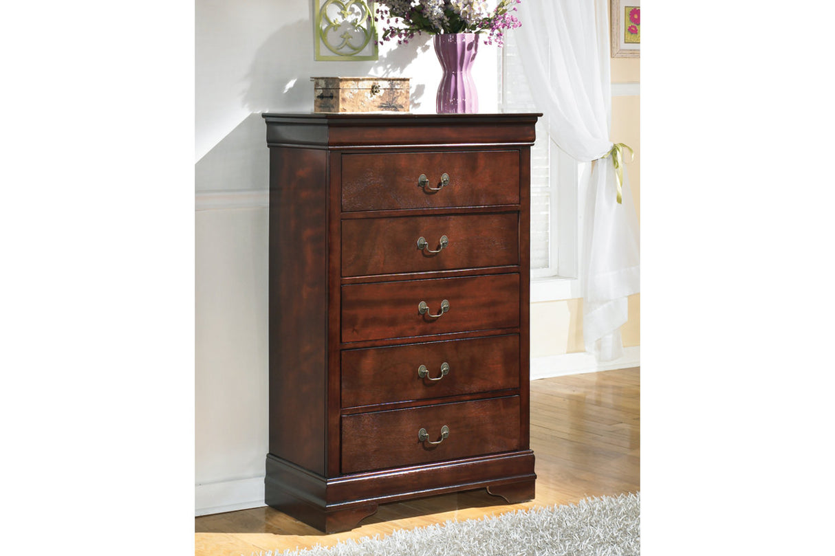 Alisdair Reddish Brown Chest of Drawers from Ashley - Luna Furniture