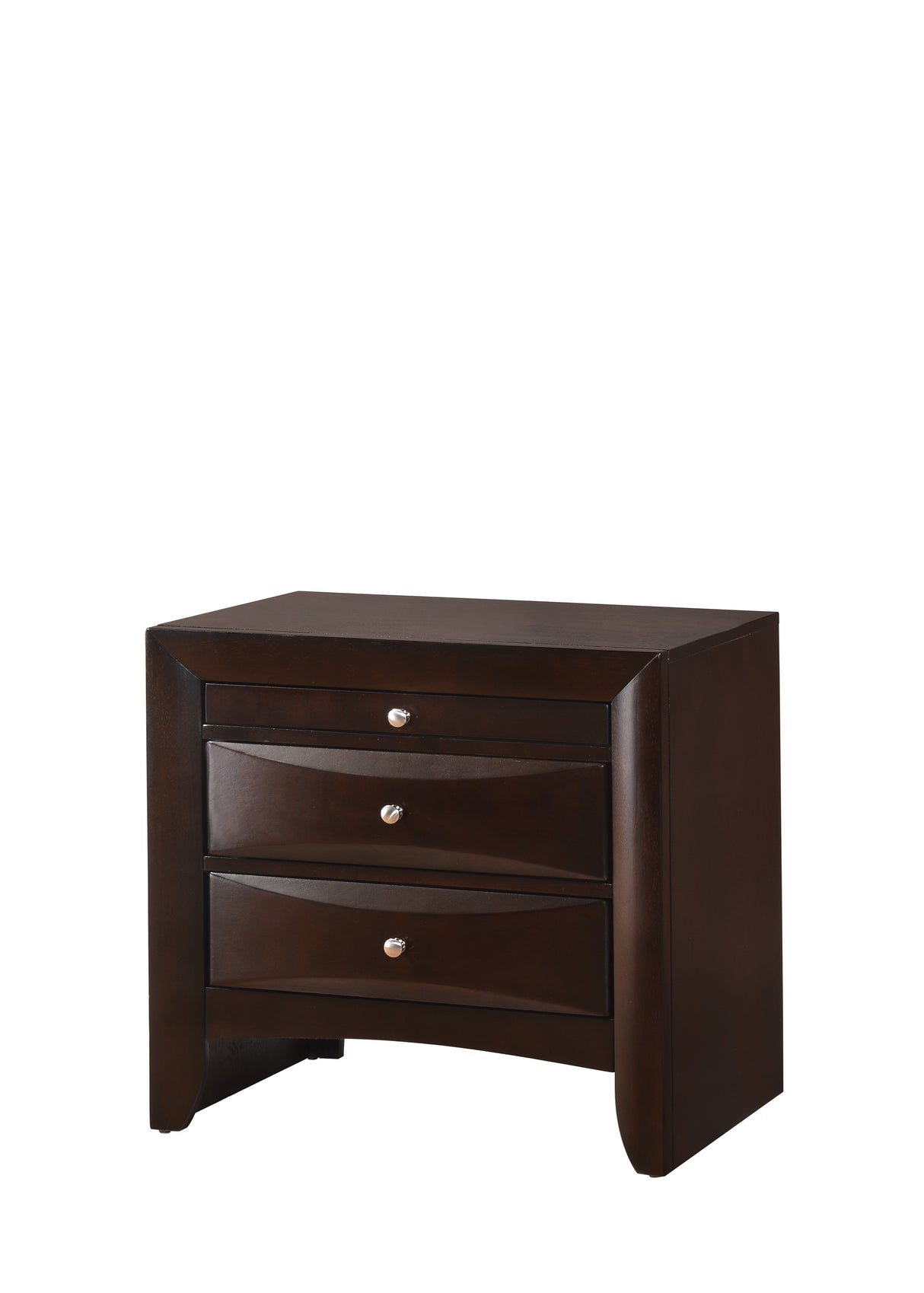Emily Dark Cherry Nightstand from Crown Mark - Luna Furniture