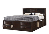 Emily Dark Cherry Storage Platform Bedroom Set from Crown Mark - Luna Furniture