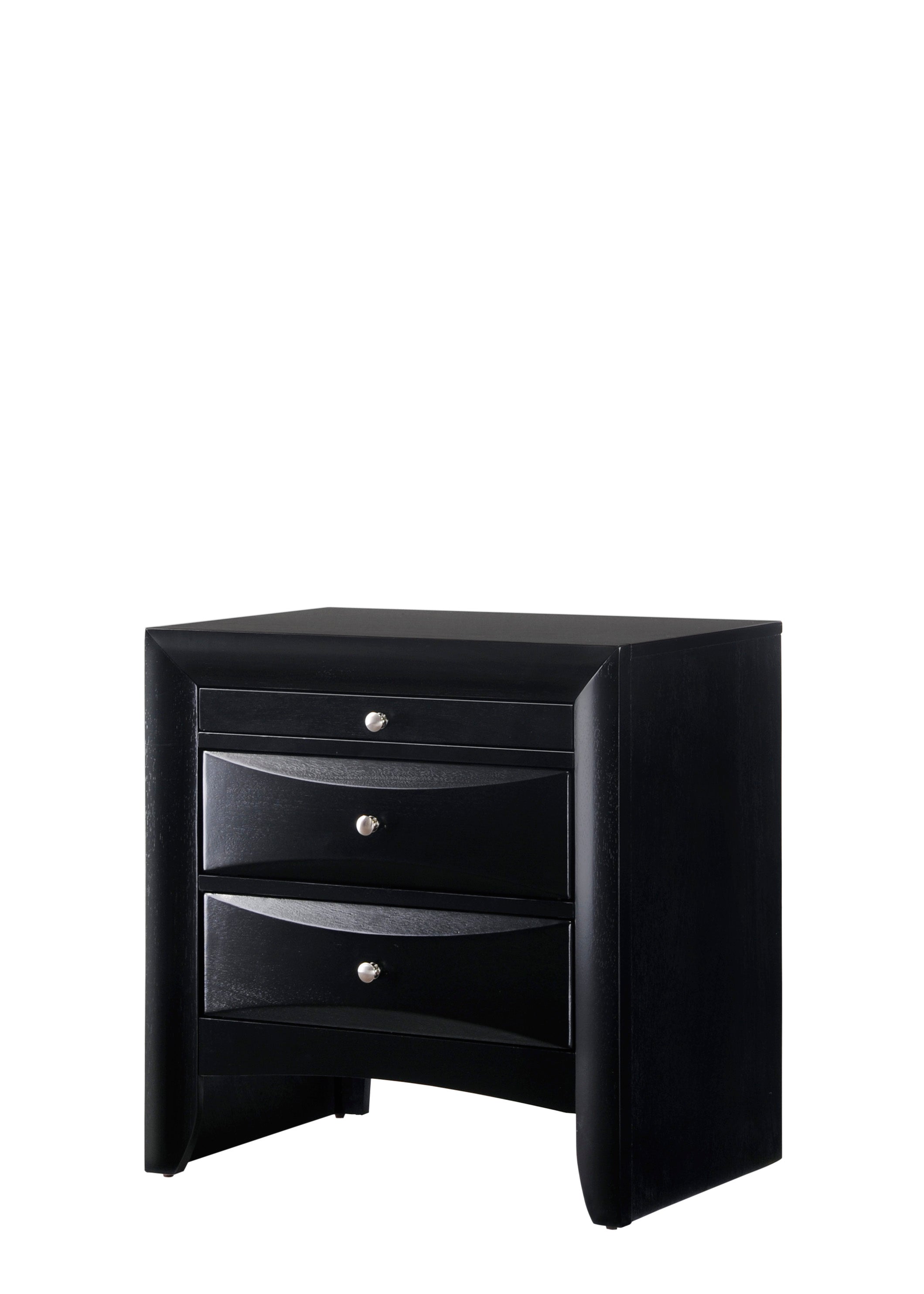 Emily Black Storage Platform Bedroom Set - Luna Furniture