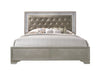 Lyssa Champagne LED Upholstered Panel Bedroom Set