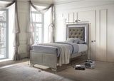 Lyssa Champagne LED Upholstered Panel Youth Bedroom Set from Crown Mark - Luna Furniture