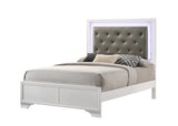 Lyssa Frost LED Upholstered Panel Youth Bedroom Set from Crown Mark - Luna Furniture