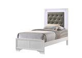 Lyssa Frost LED Upholstered Panel Youth Bedroom Set from Crown Mark - Luna Furniture