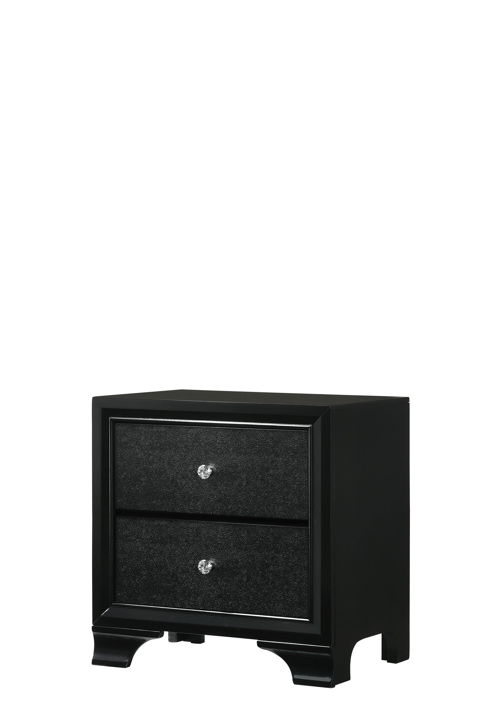 Micah Black Nightstand from Crown Mark - Luna Furniture