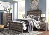 Wynnlow Gray Crossbuck Panel Bedroom Set - Luna Furniture